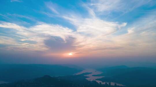 夕阳 晚霞 天空 治愈系 黄昏 唯美