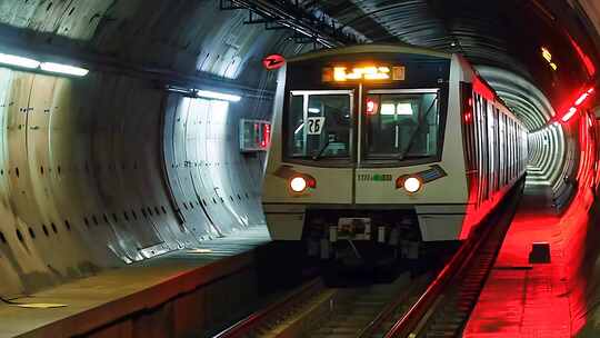 地铁 隧道 穿梭隧道片头 宣传 三维动画