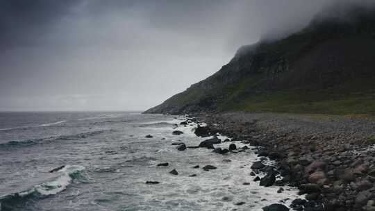 海岸，鹅卵石，海岸，海滩