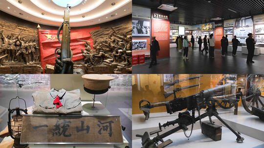 江西南昌八一起义纪念馆高清在线视频素材下载