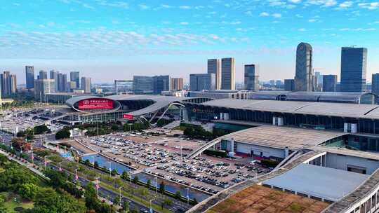 广交会展馆航拍 琶洲宣传片