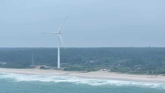 海南海岸风光航拍