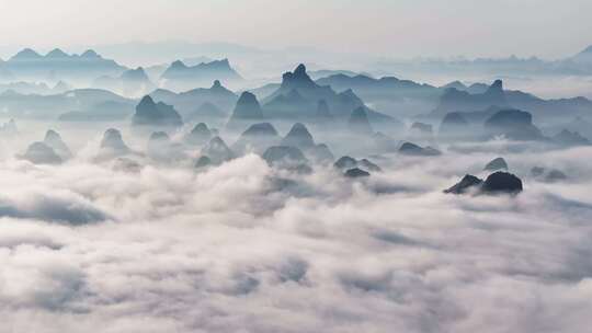 山脉云海自然风光