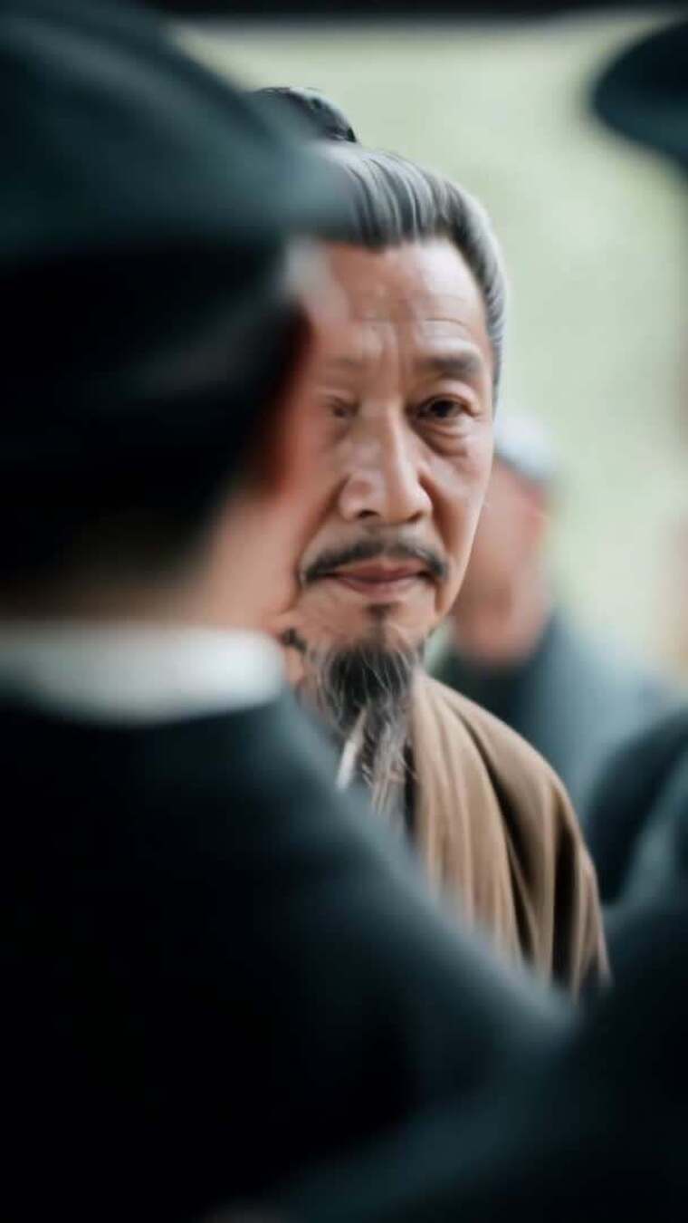 古代人物近景画面