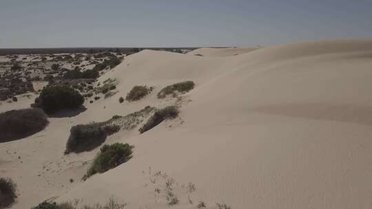 澳大利亚新南威尔士芒戈国家公园的沙丘4K