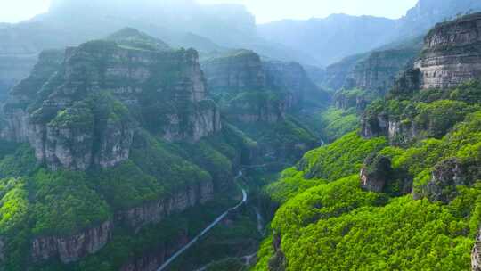 4K航拍​河南安阳林州太行山