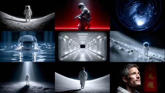 宇航员的宇宙探索与生活高清在线视频素材下载