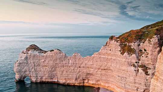 Etretat，诺曼底，海岸，海