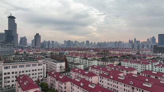 陆家嘴住宅楼航拍