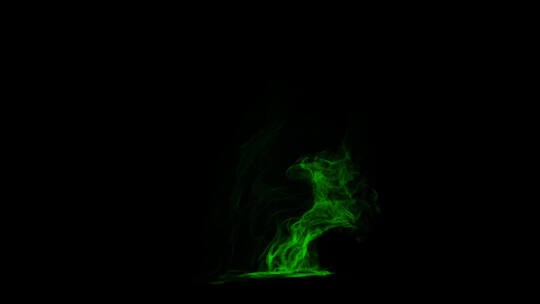 4k魔幻绿色神秘火焰素材 (5)视频素材模板下载