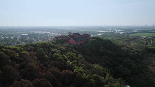 航拍自然风景天际线山峰美景