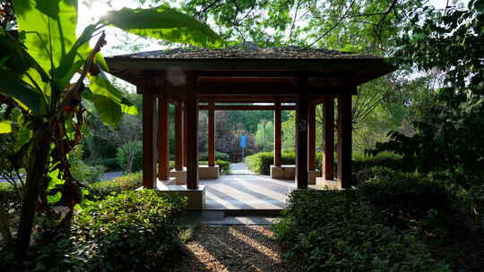 武汉洪山区巡司河风情公园风景