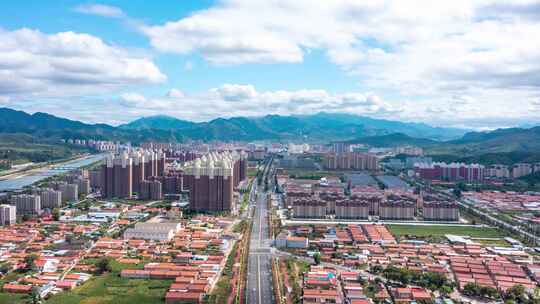 承德丰宁潮河 河道绿化 丰宁风景