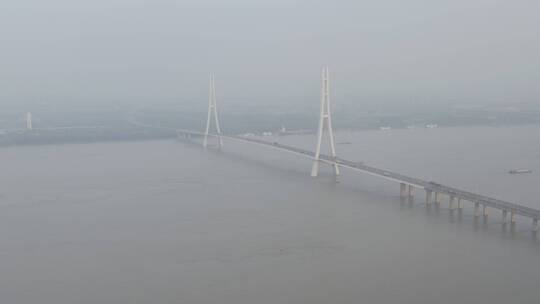 南京浦口科创广场航拍大楼风景