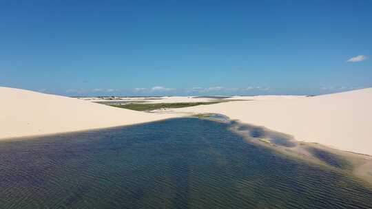 杰里科阿科阿拉巴西。热带风景度假旅行。巴西东北部。