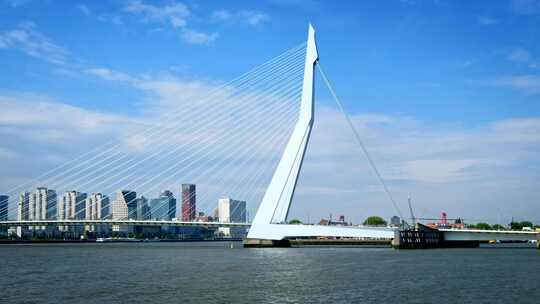 鹿特丹城市景观视频素材模板下载