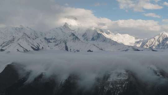 航拍川西贡嘎雪山合集