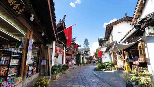 丽江古城-街道