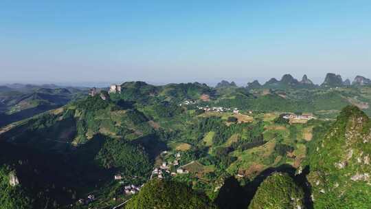 桂林漓江山水航拍风光风景