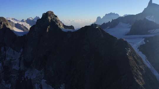 阿尔卑斯山，山脉，峰，游览杜勃朗峰