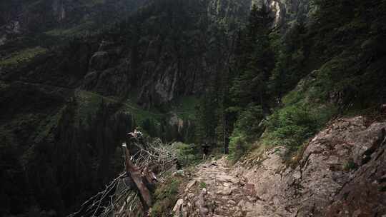 瑞士，高山景观，瑞士阿尔卑斯山，徒步旅行