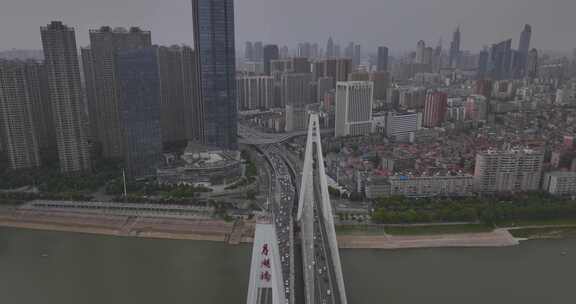 武汉长江城市地标航拍