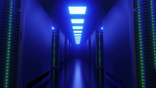 服务器室，Cgi，电子产品，蓝色