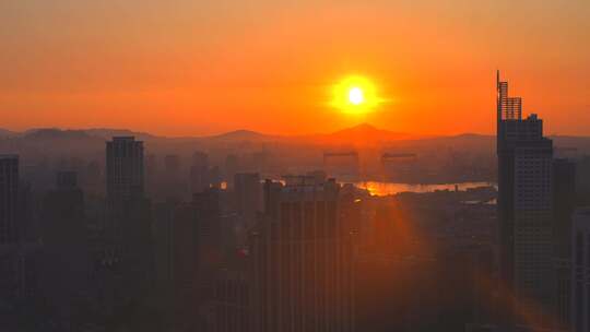 日落 落日 夕阳