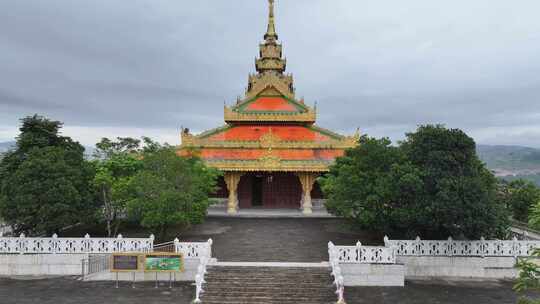 瑞丽市总佛寺航拍