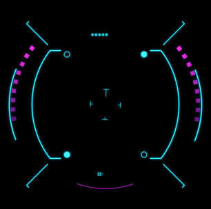 科技HUD 科技小元素 赛博朋克 虚拟数字