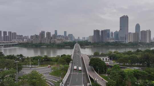 惠州惠城区航拍空镜