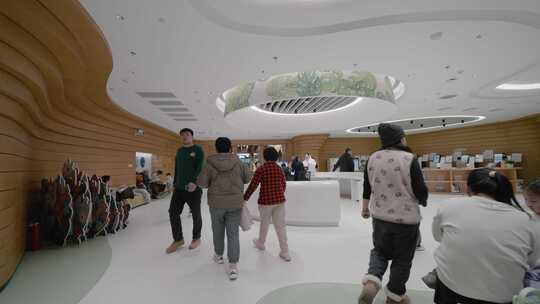 北京城市图书馆视频素材模板下载