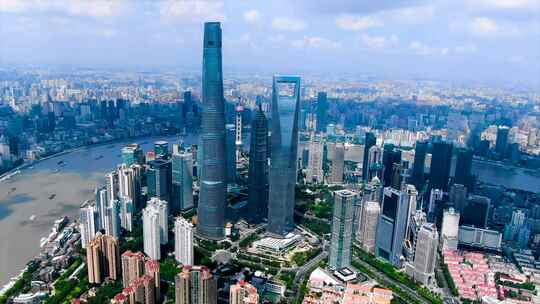 最新4K上海城市实拍素材