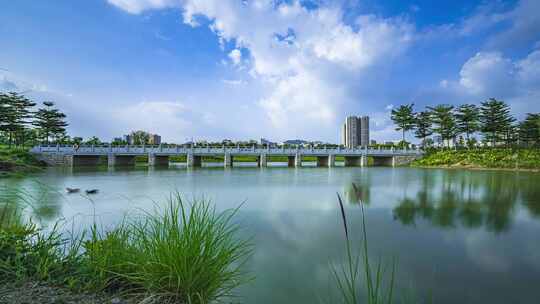 深圳宝安区石岩湖风光延时