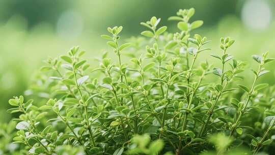 绿色植物特写素材