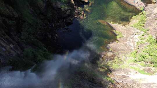 空中视频瀑布在Chapada dos V