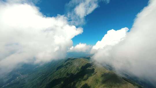 江西萍乡武功山穿越机云海山脉FPV