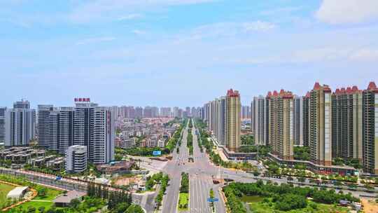 北海城市风光航拍视频素材