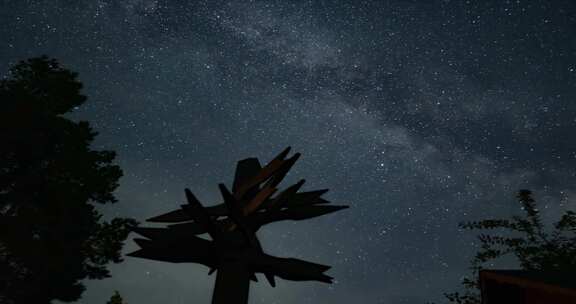 星夜时光流逝