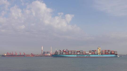 集装箱港口货运物流码头运输海运