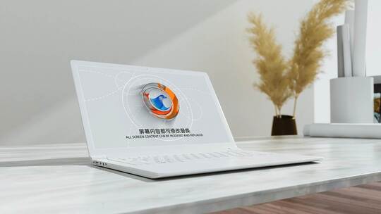 电脑笔记本屏幕模板AE视频素材教程下载