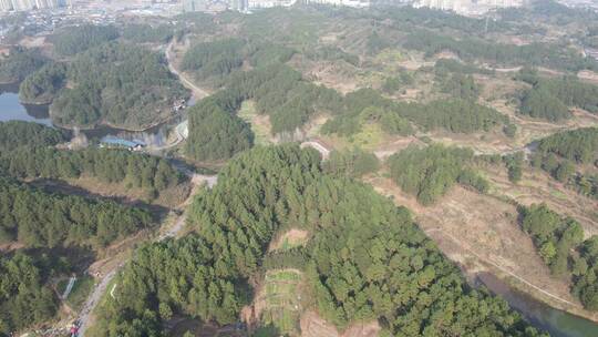 航拍 南方 丘陵 山川 大山