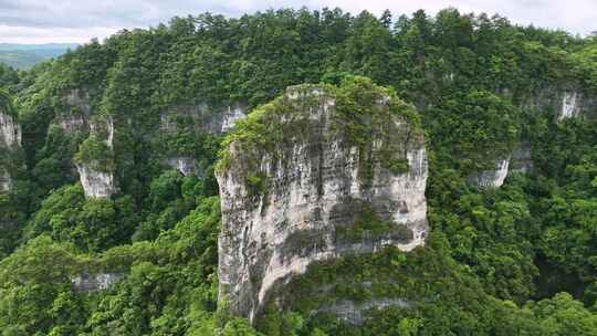 世界遗产地喀斯特 施秉云台山 白云岩山峰