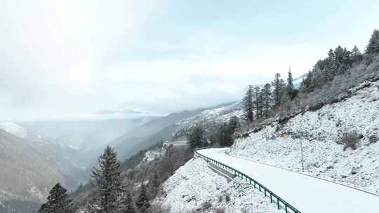 下大雪雪山