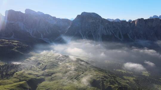 意大利阿尔卑斯山景观视频素材模板下载