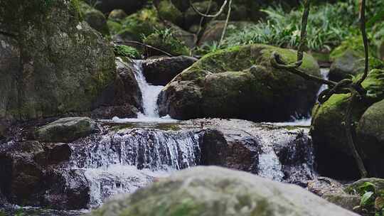 山涧清泉流水纯净山泉水