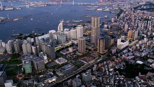 日本城市航拍东京航拍东京夜景航拍