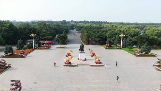 航拍北陵视频素材模板下载