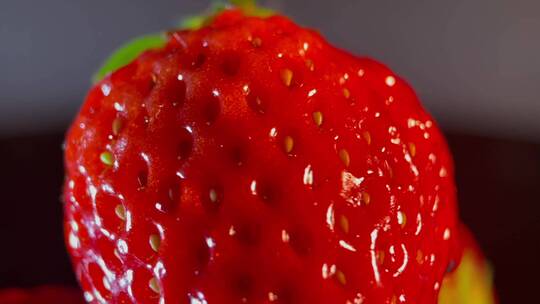 水果草莓新鲜视频素材模板下载