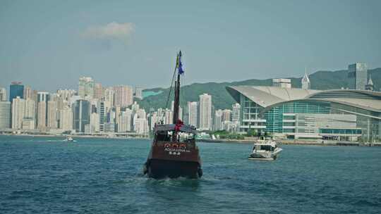 【正版素材】香港维多利亚港